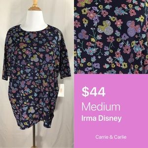LuLaRoe Disney Minnie Mouse Irma NWT